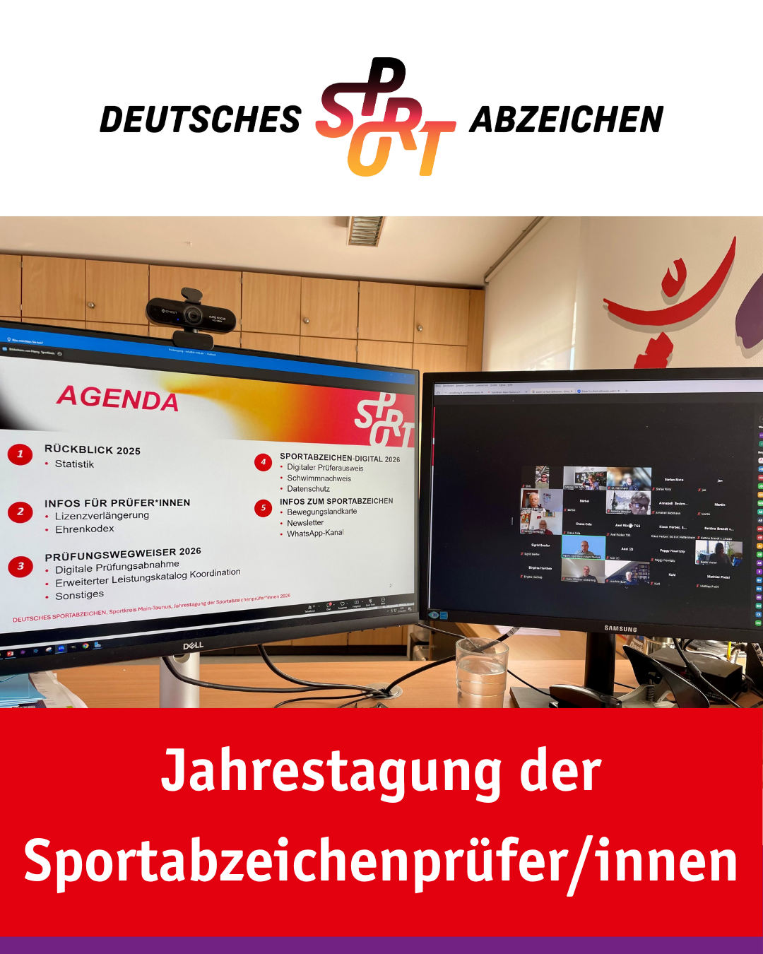 Digitale Sportabzeichen-Jahrestagung